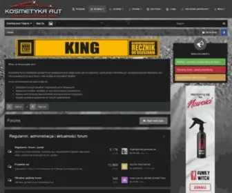 Kosmetykaaut.pl(Pierwsze polskie forum o Auto Detailingu) Screenshot