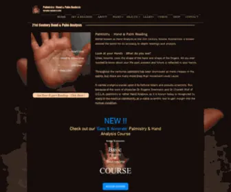 Kosmickonnection.com(Accurate Hand & Palm Readings Indepth Hand Analysis) Screenshot