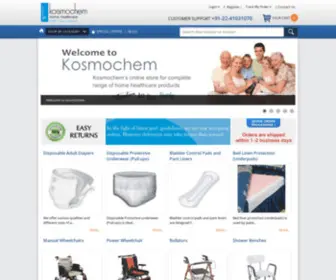 Kosmochem.com(Home care products for elderly) Screenshot