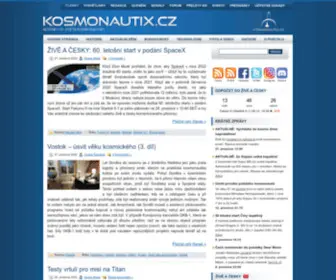 Kosmonautix.cz(Vesmír) Screenshot
