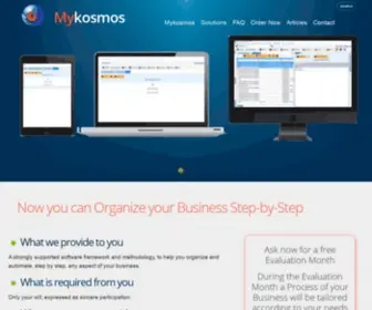 Kosmosbos.com(A Framework to Automate your Business Step) Screenshot