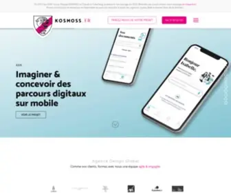 Kosmoss.fr(▷ Transformation des Entreprises par la Pensée Design) Screenshot