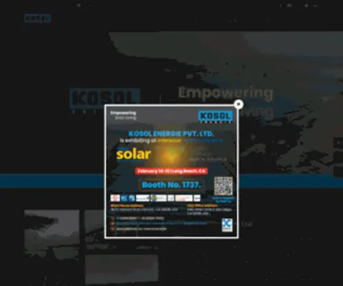 Kosolenergie.com(Kosol Energie Empowering Solar Living) Screenshot