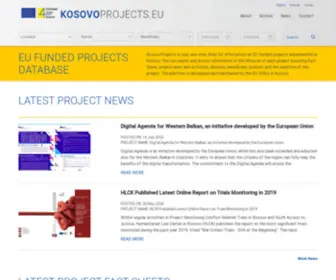 Kosovoprojects.eu(European Union Office in Kosovo) Screenshot