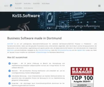 Koss.software(Business Software für kleine & mittlere Unternehmen) Screenshot