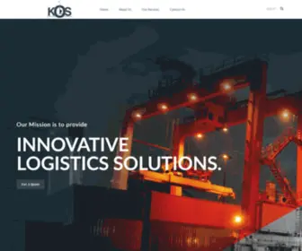 Kosshipping.com(KOS SHIPPING) Screenshot