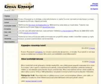 Kossu.org(Kossun Kippaajat ry) Screenshot