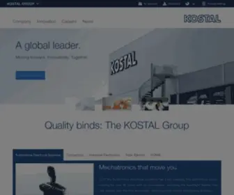Kostal.com(KOSTAL Group) Screenshot