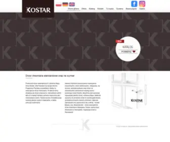 Kostardrzwi.pl(KOSTAR Warszawa to klasyczne i nowoczesne wzory drzwi) Screenshot