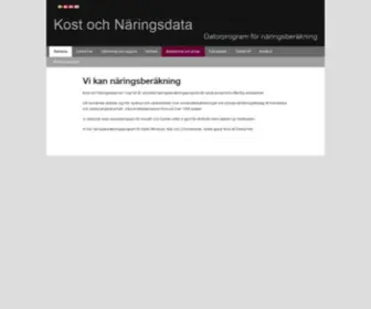 Kostdata.se(Kost och Näringsdata) Screenshot