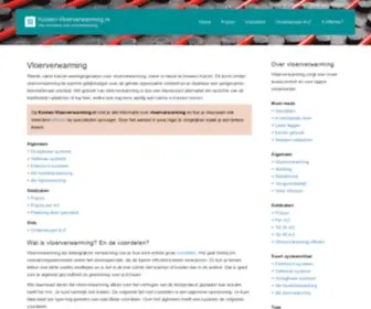 Kosten-Vloerverwarming.nl(Informatie) Screenshot