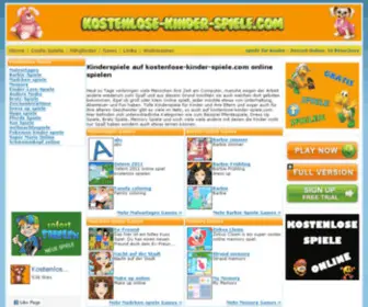 Kostenlose-Kinder-Spiele.com(Spiele für kinder) Screenshot