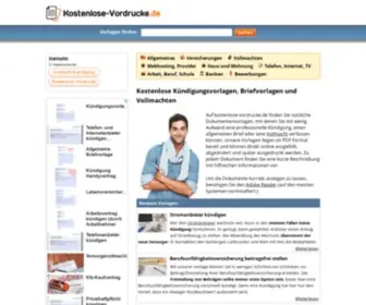 Kostenlose Vordrucke at StatsCrop: Kostenlose-Vordrucke.de