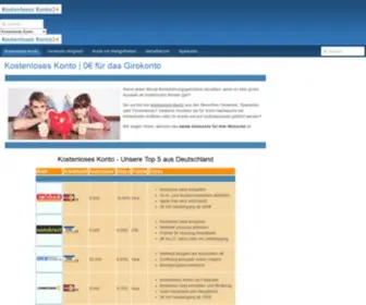 Kostenloses-Konto24.de(Kostenloses Konto) Screenshot