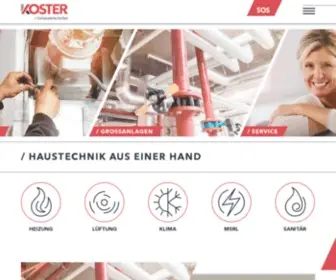 Kosterag.ch(Koster AG) Screenshot