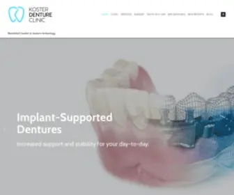 Kosterdentureclinic.ca(Koster Denture Clinic) Screenshot