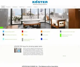 Koster.ph(Koster philippines waterproofing systems for professionals) Screenshot