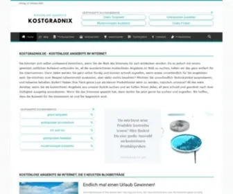 Kostgradnix.de(Kostenloses, Produktproben & Gewinnspiele) Screenshot