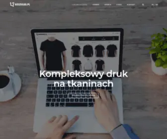 Koszulka.pl(Nadruki na odzieży dla firm) Screenshot