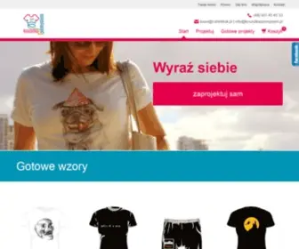 Koszulkazpomyslem.pl(Koszulki z Własnym Nadrukiem) Screenshot