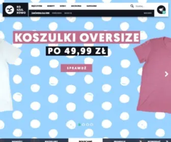 Koszulkowo.com(Koszulki z nadrukiem i napisami od) Screenshot