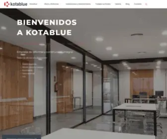 Kotablue.com(Empresa de reformas de vivienda y locales) Screenshot