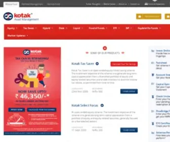 Kotakmutual.com(Mutual Funds Investment Online in India) Screenshot