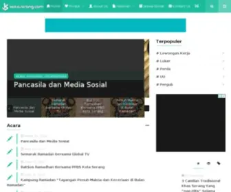 Kotaserang.com(Media Informasi Kota Kita) Screenshot
