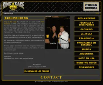 KotCDeportes.com(King of the Cage) Screenshot