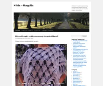 Koteshorgolas.com(Kötés) Screenshot