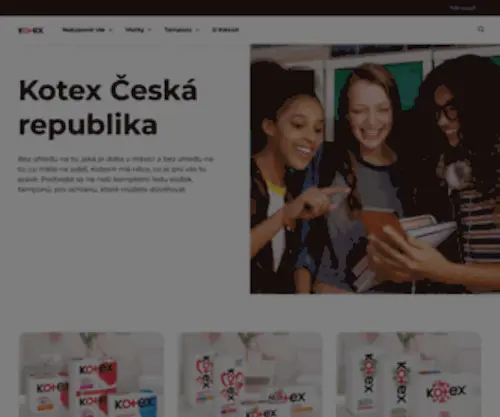 Kotex.sk(Web) Screenshot