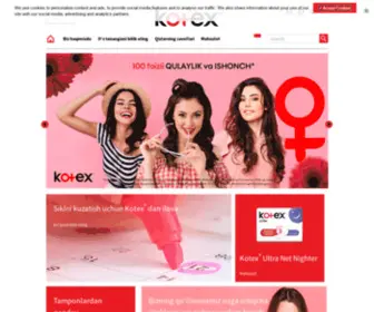 Kotex.uz(Kotex®) Screenshot