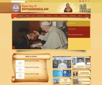 Kothamangalamdiocese.org(Eparchy of Kothamangalam) Screenshot