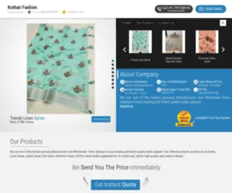Kotharifashion.net(Kothari Fashion) Screenshot