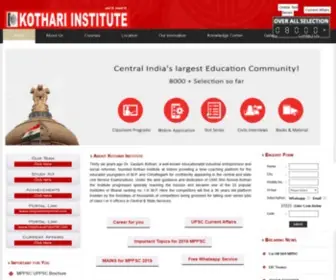 Kothariinstitute.com(Kothari institute) Screenshot
