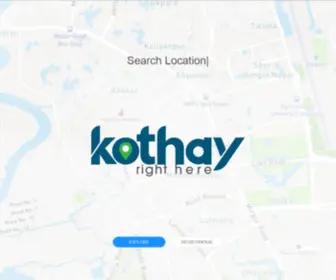 Kothay.com(Map service from Monico Technologies Ltd) Screenshot