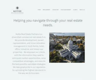 Kotherep.com(Kothe Real Estate Partners) Screenshot