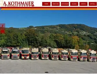 Kothmaiertrans.at(KOTHMAIER Transport GmbH) Screenshot