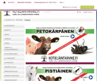 Kotielaintarvike.fi(KOTIELÄINTARVIKE.FI) Screenshot