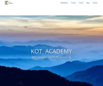 Kotlin-Academy.com(Kotlin Academy) Screenshot