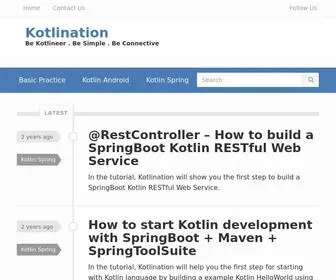 Kotlination.com(Kotlination) Screenshot