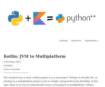 Kotlinfrompython.com(Level up your skillset) Screenshot