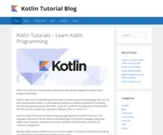 Kotlintutorialblog.com(Kotlin Tutorial Blog) Screenshot