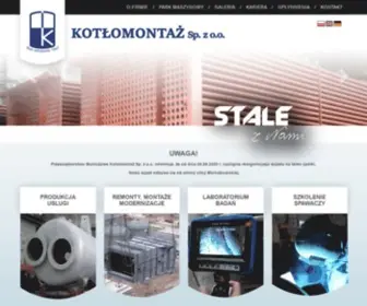 Kotlomontaz.pl(Przedsiębiorstwo Montażowe) Screenshot
