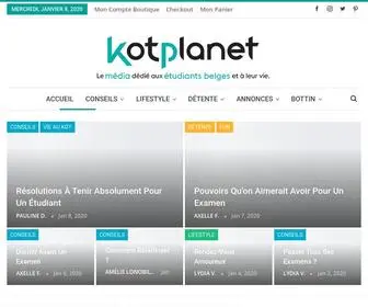 Kotplanet.be(Université) Screenshot
