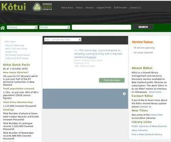 Kotui.org.nz(Kōtui) Screenshot