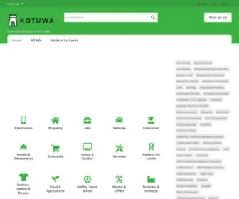 Kotuwa.com(Sri Lankan search engine) Screenshot