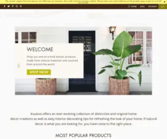 Kouboo.com(Unique Home Decor) Screenshot