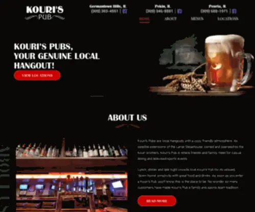 Kourispub.com(Kouri's Pub) Screenshot