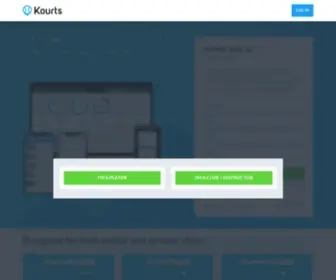 Kourts.com(Tennis Club Software (#1 for Players & Instructors)) Screenshot